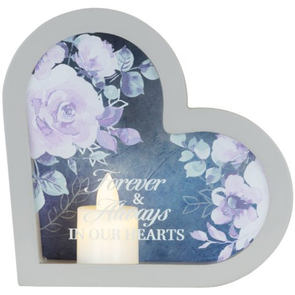 FOREVER HEART SHADOW BOX LANTERN