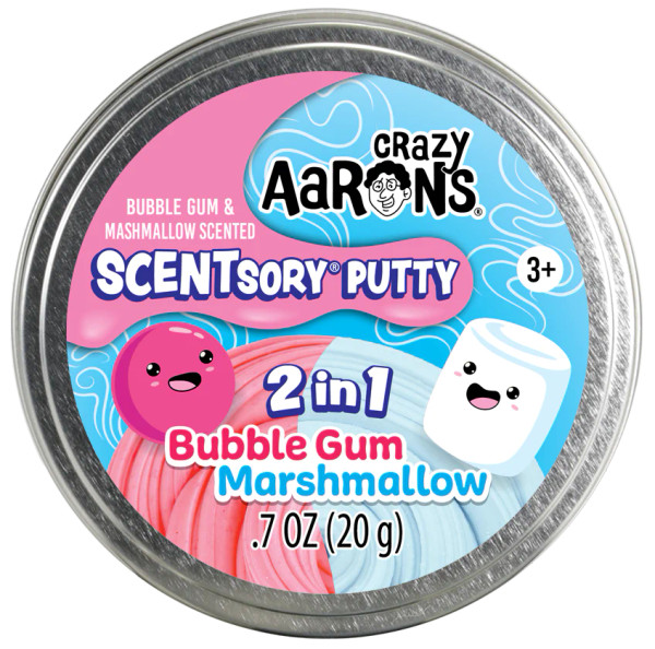 PUTTY SCENTSORY DUO BUBBLEGUM AND MARSHMALLOW  2.75"