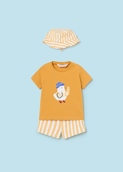 3PC SWIMSET W/ HAT CHICK