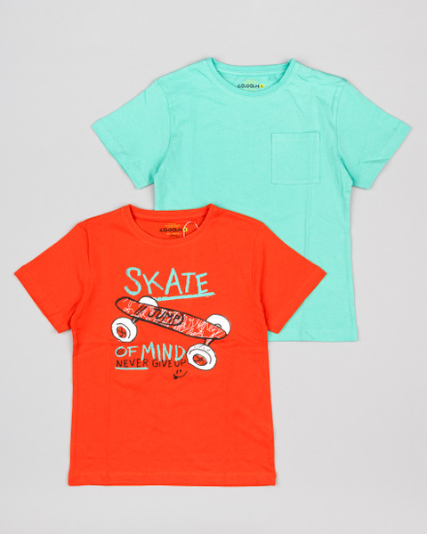 SS TEE 2PK RED SKATE