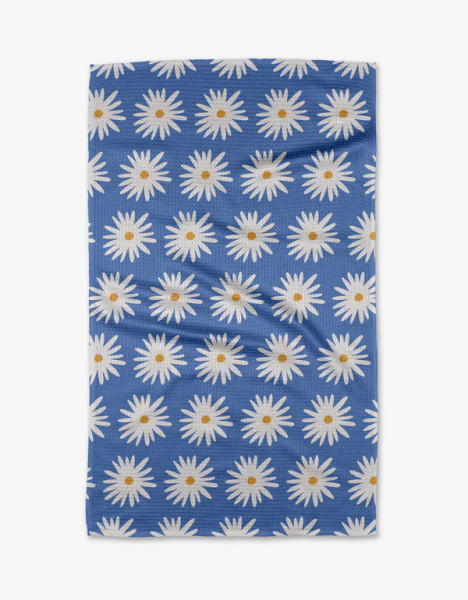 BLUE DAISIES TEA TOWEL