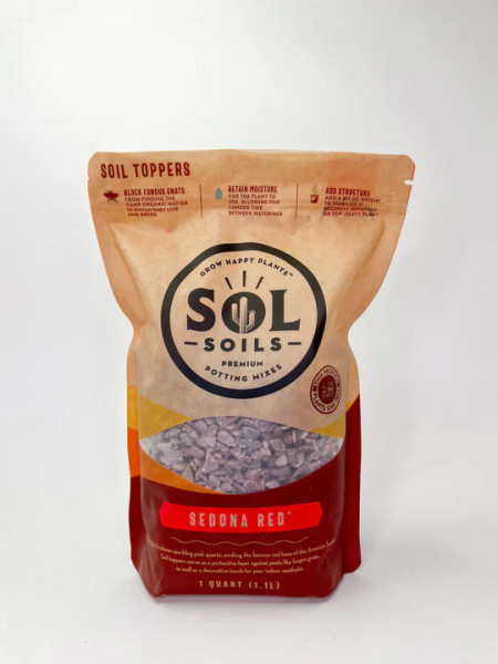 SOL SOIL TOPPER SEDONA RED 1QT