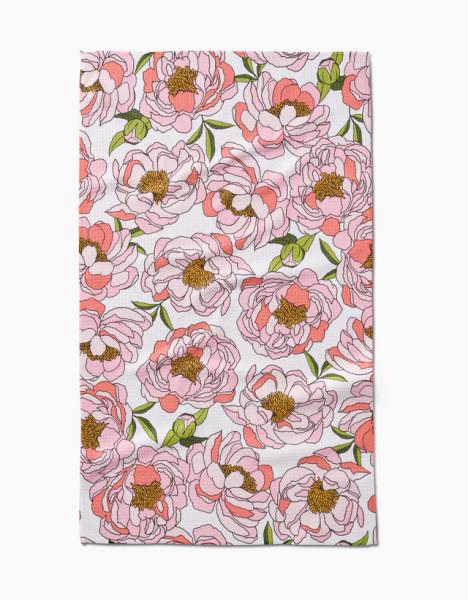 PEONY PARADISE TEA TOWEL