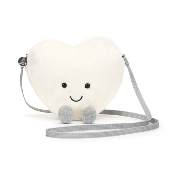 AMUSEABLES CREAM HEART BAG