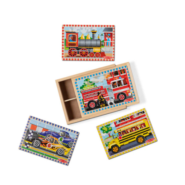 VEHICLE PUZZLES IN A BOX