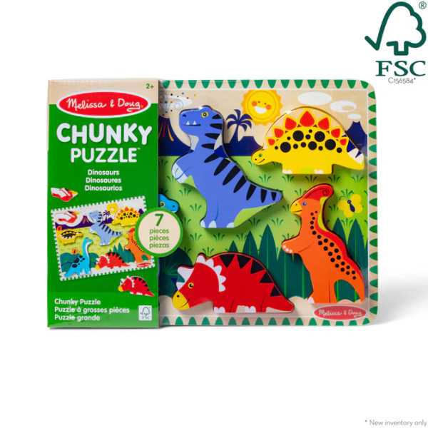 DINOSAURS CHUNKY PUZZLE
