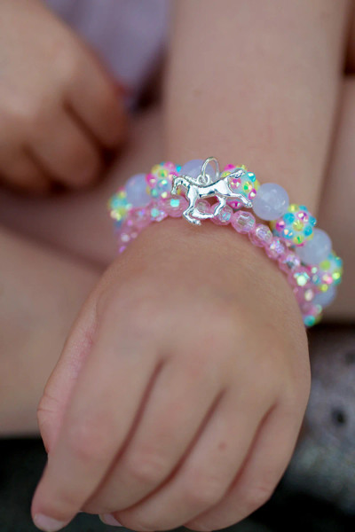 SPARKLE PONY BRACELET 2PC