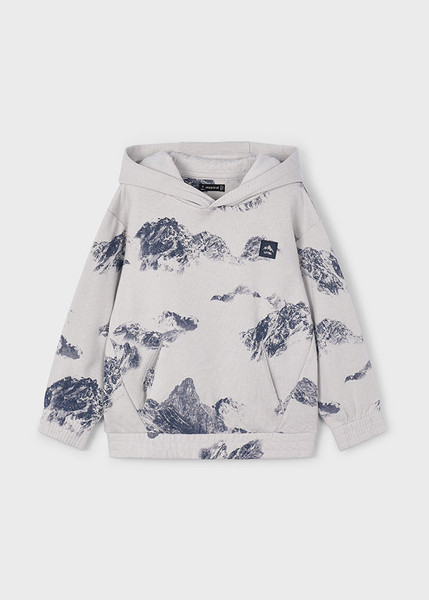 SMOKE PRINTED PULLOVER