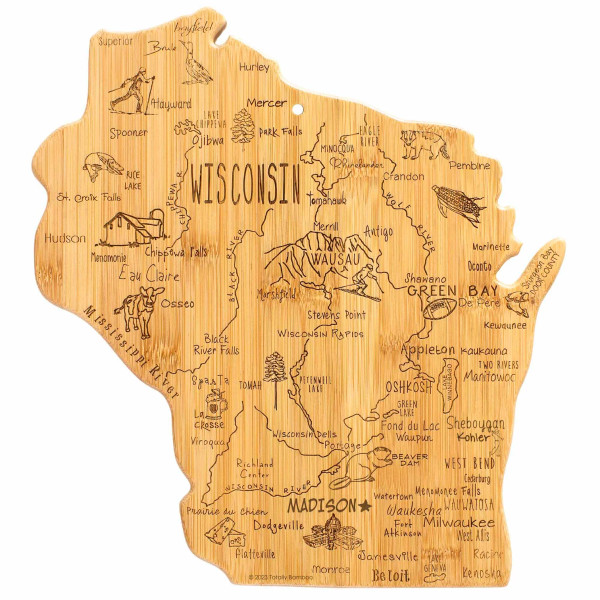 DESTINATION WISCONSIN CUTTING BOARD