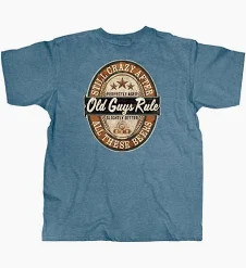 TEE OLD GUYS RULE CRAZY BEERS
