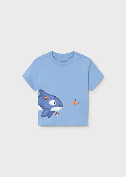 TEE PIXEL SHARK