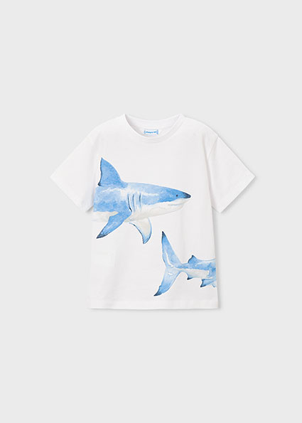 TEE WHITE SHARK
