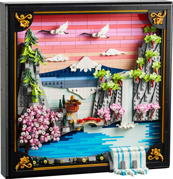 LEGO© JAPANESE CHERRY BLOSSOM LANDSCAPE