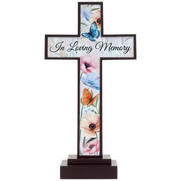 IN LOVING MEMORY LED CROSS