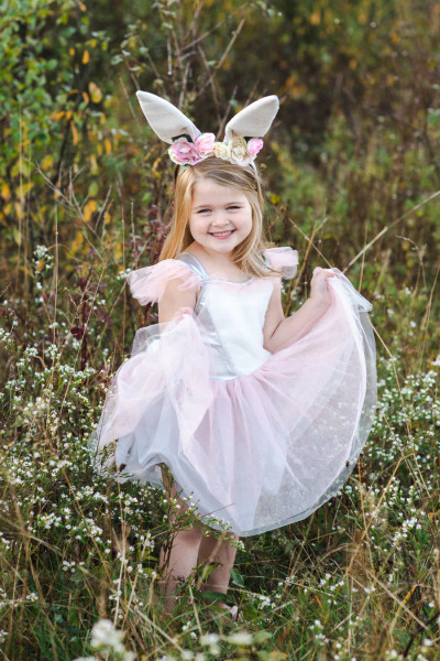 BUNNY DRESS HEADPIECE SIZE 5-6