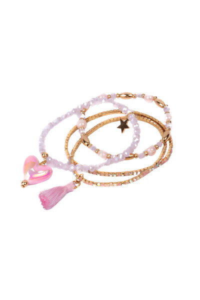 LUMINESCENT LOVE BRACELET 4PC