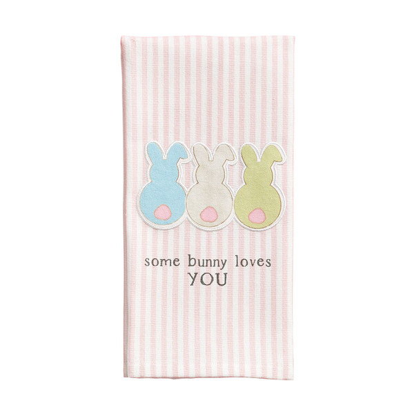THREE BUNNIES PATCH TOWEL