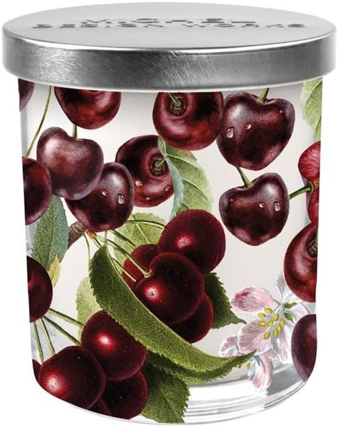 DARK CHERRY GLASS CANDLE