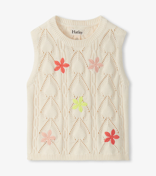 DELICATE FLOWER CROCHET TOP