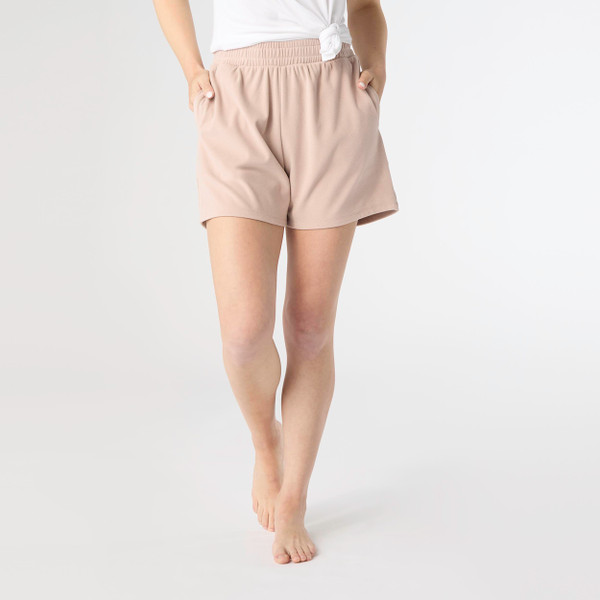 WEEKEND BRUSHED POCKET SHORT TAN