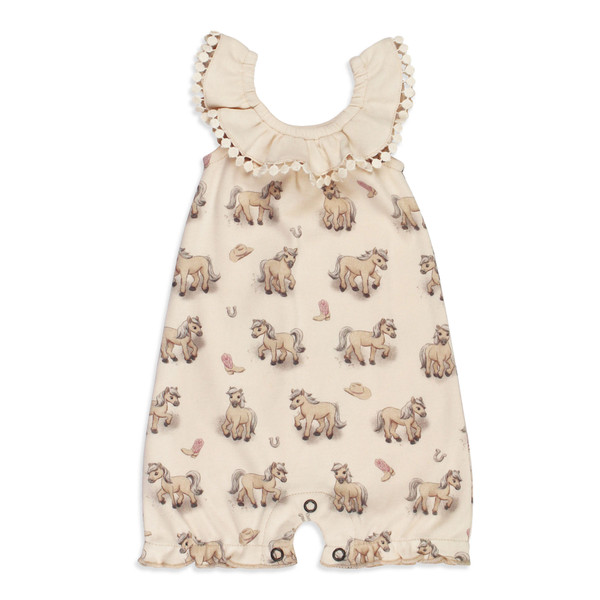 ORGANIC BUBBLE ROMPER BOOTS