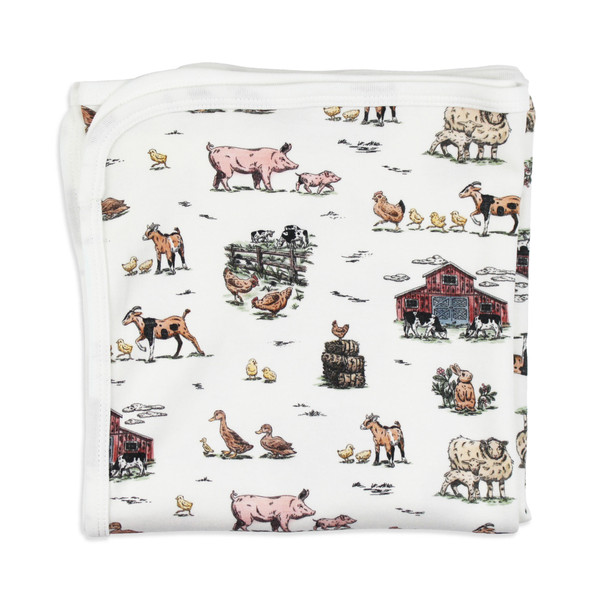 ORGANIC BLANKET FARM FRIENDS