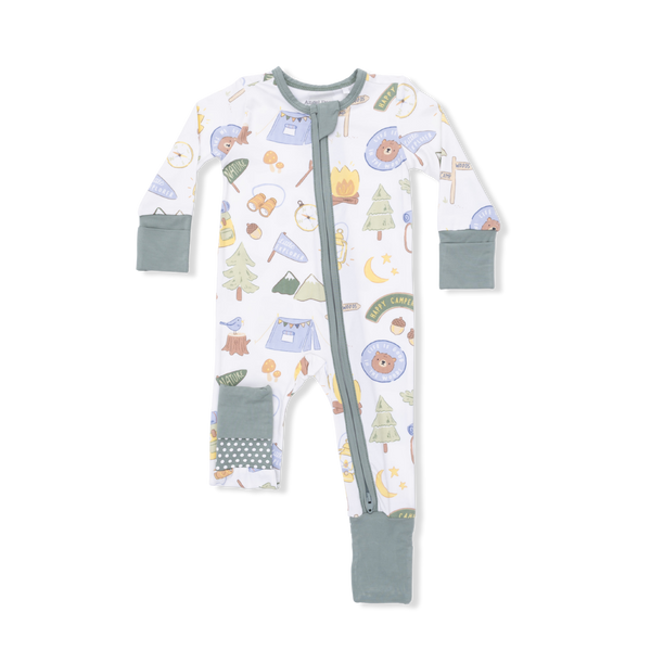 CAMPING BLUE CONVERTIBLE ROMPER