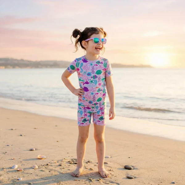 2PC PJ SET UNDER THE SEA VIOLET
