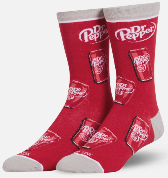 SOCKS CAN DR PEPPER 2PK