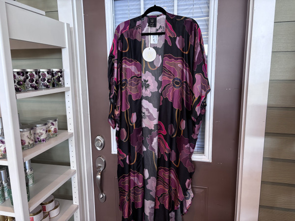 FALL POPPY LONG KIMONO