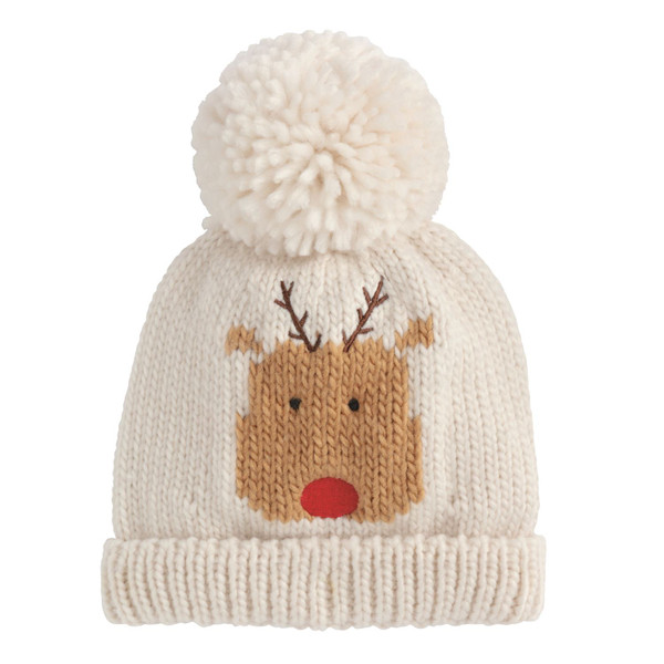 REINDEER CHUNKY KNIT HAT