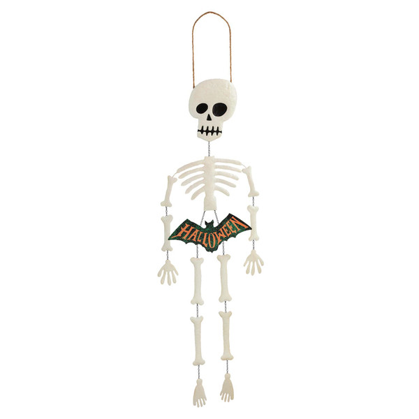 GLITTER SKELETON DOOR HANGER
