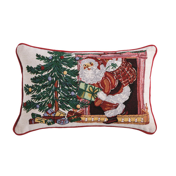 CHRISTMAS TAPESTRY PILLOW