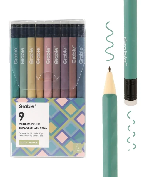 MEDIUM ERASABLE GEL PENS RUSTIC