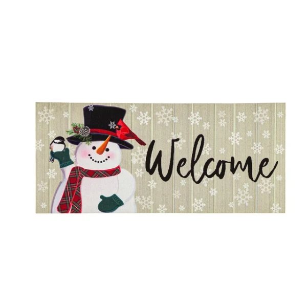 LET IT SNOW! SASSAFRAS MAT