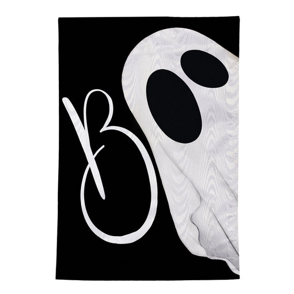 BOO GHOST MOIRE FLAG HOUSE