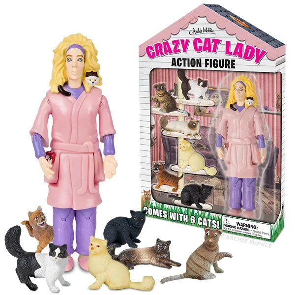 ACTION FIGURE - CRAZY CAT LADY