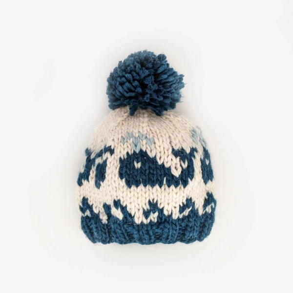 WHALE BEANIE HAT 0-6M