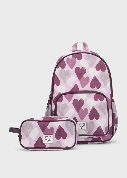 BACKPACK W/ PENCIL CASE VIOLET