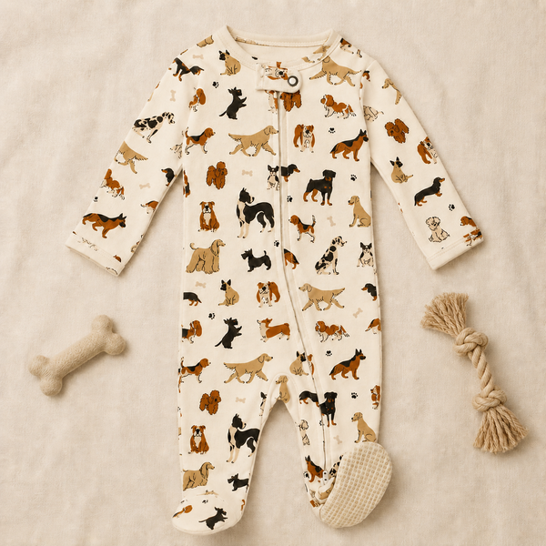 ORGANIC FOOTIE PUPPY LOVE