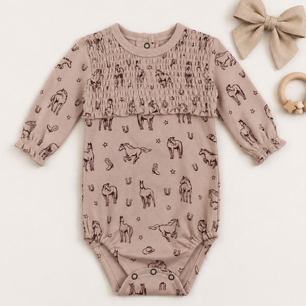 ORGANIC BODYSUIT RODEO ROSE