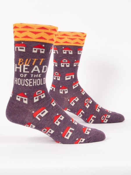 BLUE Q MENS SOCKS BUTTHEAD HOUSEHOLD