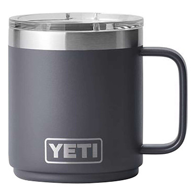 YETI Rambler 10 Oz Stackable Mug with MagSlider Lid in Charcoal