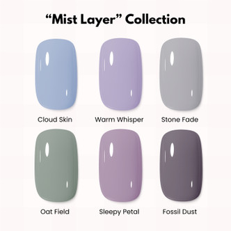 Mist Layer 6 Piece Gel Polish Collection