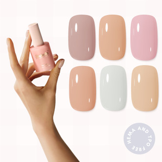 Natural Elegance 6 Piece Gel Polish Collection