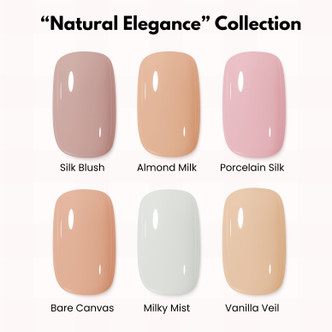 Natural Elegance 6 Piece Gel Polish Collection