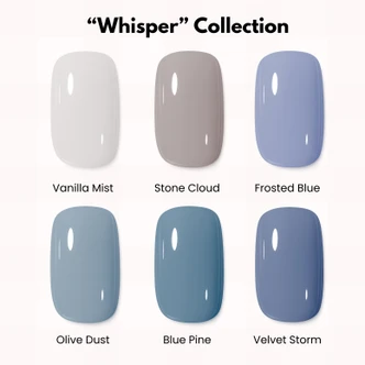 Whisper 6 Piece Gel Polish Collection