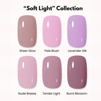Soft Light 6 Piece Gel Polish Collection