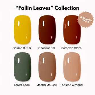 Falling Leaves 6 Piece Gel Polish Collection