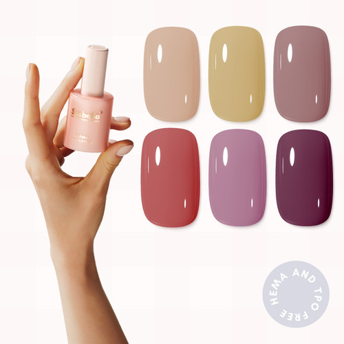 Organic Hue 6 Piece Gel Polish Collection